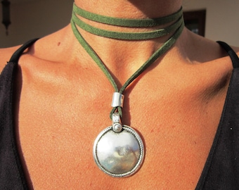 Best Selling items Silver Everyday Pendant Beaded Necklace • Boho Layered Chunky Necklace Gift for Her • layering Necklaces for Women