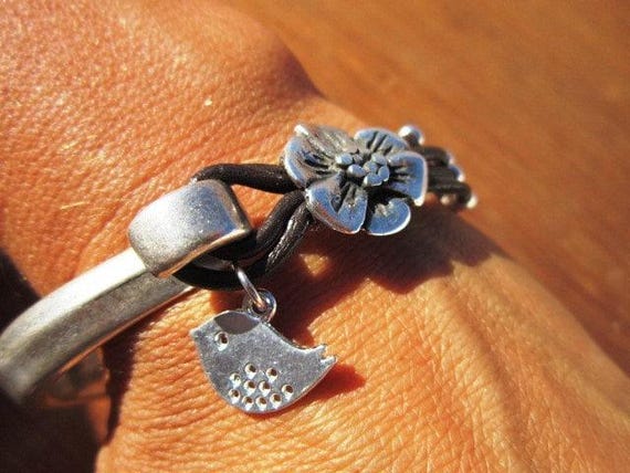 Custom Charm Silver Beaded Bracelet • Bohemian Handmade Jewelry • Personalized Custom Jewelry Gift for Her • best selling items