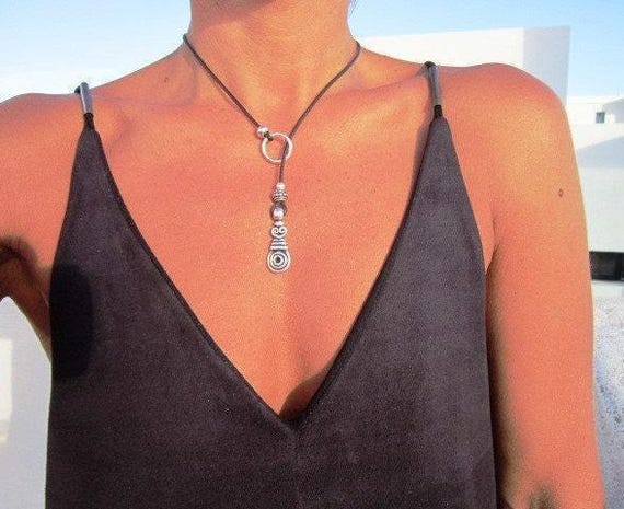 Beaded Couples Y lariat Necklace with Charm • Personalized Jewelry Necklaces for Women • Best selling items Custom Gift for Her by Kekugi