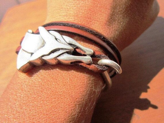 Custom Charm Silver Beaded fox Bracelet • Bohemian Handmade Jewelry • Personalized Custom Jewelry Gift for Her • best selling items