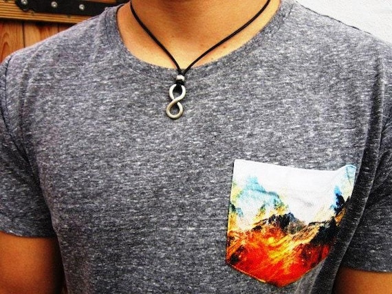 Personalized Gifts for Men – Necklace for Men Pendant Necklace Custom Handmade Jewelry Gift for Him