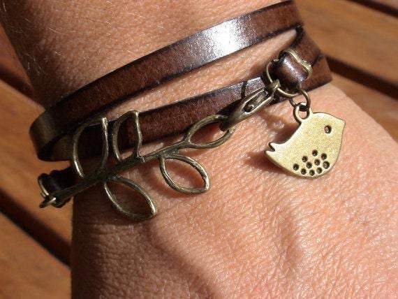 Custom Charm Beaded Bracelet • Bohemian Handmade Jewelry • Personalized Custom jewelry Gift for Her & Birthday Gift by kekugi