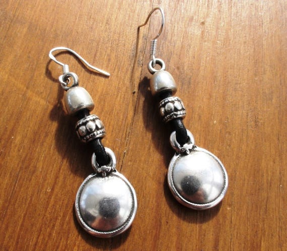 Sterling Silver hook earrings dangle • Beaded Drop Boho Earrings • Dainty Cute Handmade jewelry Gift for Her by kekugi