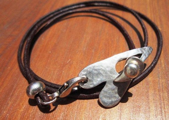 Leather & Silver Bracelets for Women • Matching Couple Bracelets • Custom bracelet Gift for women • Best Selling Items jewelry by Kekugi