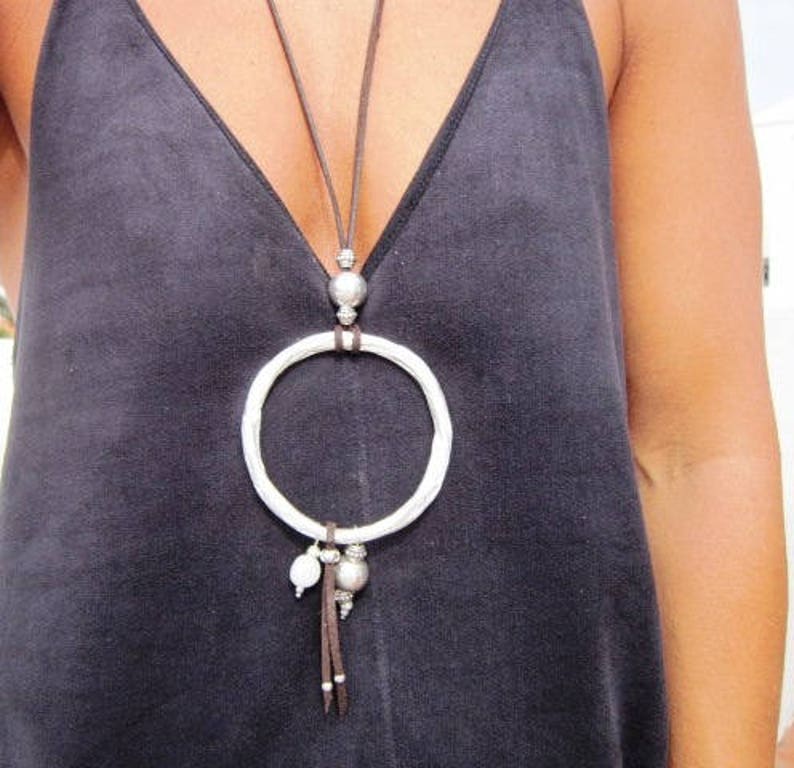 silver necklace necklaces for women pendant necklace boho jewelry pendant costume jewelry long necklace bohemian necklace