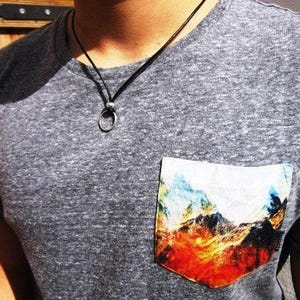 Personalized Gifts for Men – Necklace for Men Pendant Necklace Custom Handmade Jewelry Gift for Him