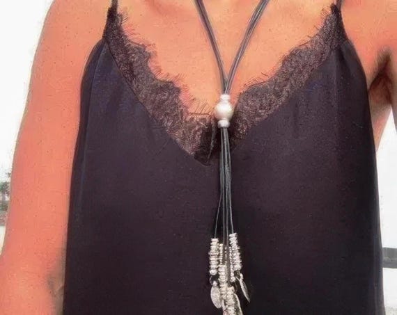 Long Pendant Necklaces for Women Best Selling Items • Unique Chunky Pendant Necklace • Personalized summer Jewelry Gifts for Her