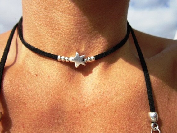 wrap necklace, wrap choker, choker necklace, leather choker, beaded choker, bohemian necklace, Boho jewelry, bohemian jewelry, hippy jewelry