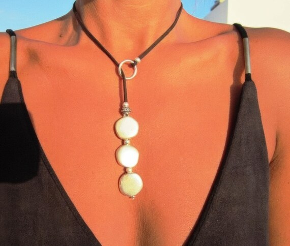 Couples Beaded Y Lariat Necklace Charm • Bohemian Handmade Jewelry Necklaces for Women • Personalized Jewelry Gift for Her • Birthday gift