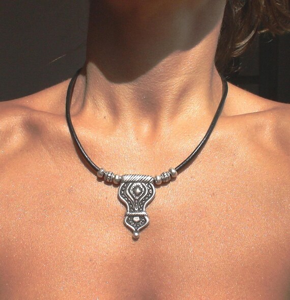 Handmade Simple Leather Necklace Gift for Her • Unique Couples Necklace Jewelry • Personalized Jewelry Best selling items Gifts By Kekugi