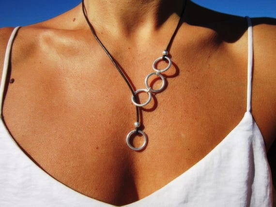 Couples Beaded Y Lariat Necklace Charm • Bohemian Handmade Jewelry Necklaces for Women • Personalized Jewelry Gift for Her • Birthday gift