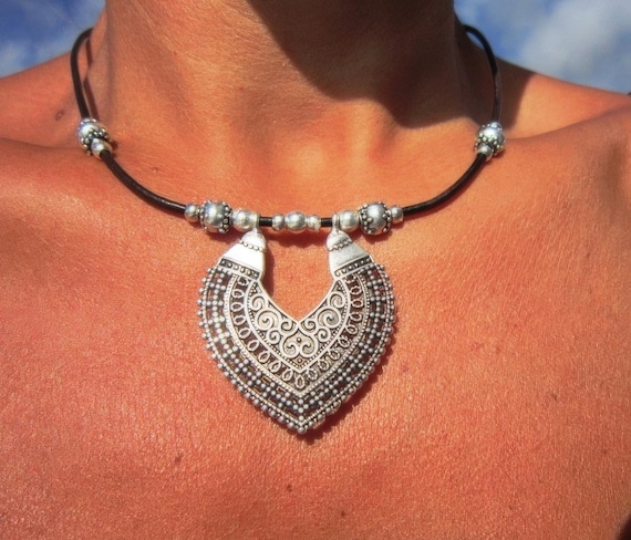 Silver Beaded Couples Necklace with Charm • Handmade Couple jewelry gift • Best Selling Items on Handmade Products • Gift for Her By Kekugi