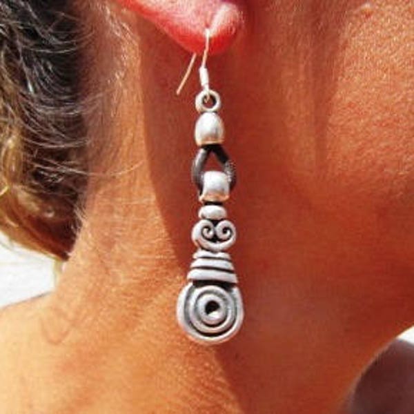 Sterling Silber Boho Ohrringe, Boho Schmuck, Boho Ohrringe, Boho Schmuck, Boho Mode, Hippie-Schmuck, Schmuck-Trends