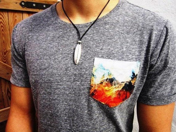 Personalized Gifts for Men – Necklace for Men Pendant Necklace Custom Handmade Jewelry Gift for Him