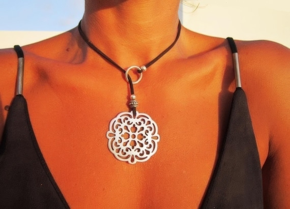 Personalized Jewelry Necklaces for Women • Beaded Couples lariat Necklace with tree of life Charm • Best selling items Custom Gift for Her