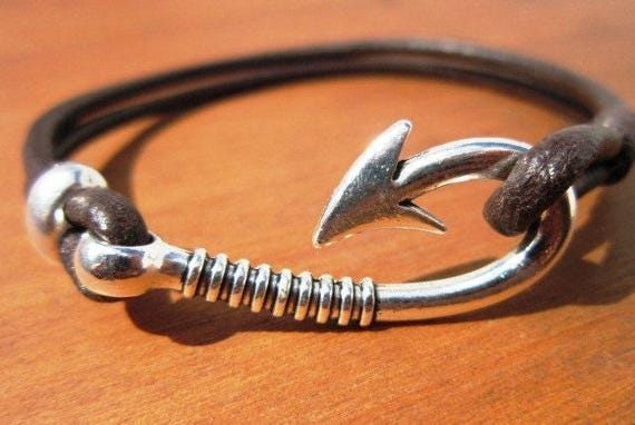 Leather & Silver Mens Bracelet • Matching Couple Bracelets • Custom mens bracelet Gift for him • Best Selling Items jewelry by Kekugi