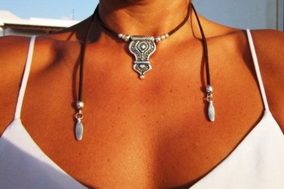 wrap necklace, minimal necklace, Boho jewelry, bohemian jewelry, hippy jewelry, bohemian necklaces, boho necklaces, minimalist jewelry