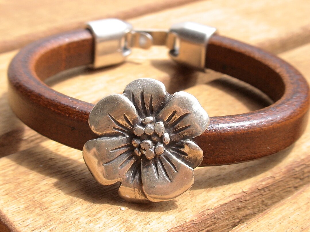 Flower Bracelet, Floral Bracelets, Summer Bracelets, Summer Jewelry