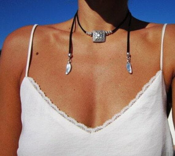 wrap necklace, minimal necklace, Boho jewelry, bohemian jewelry, hippy jewelry, bohemian necklaces, boho necklaces, minimalist jewelry