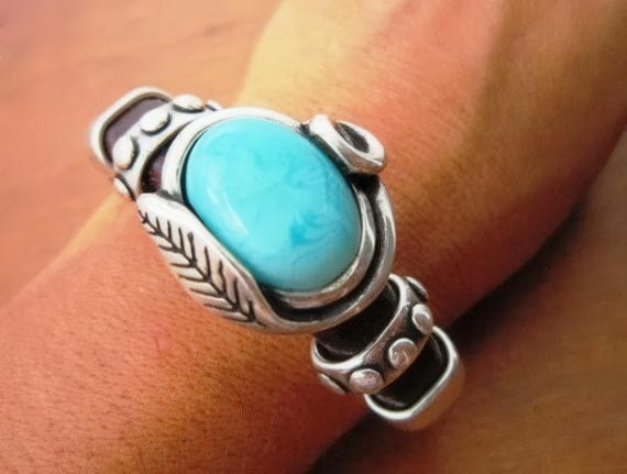 turquoise bracelet jewelry • Beaded Bracelet Personalized Gifts • Silver Custom Bracelet • Personalized Handmade Jewelry Gift for Her