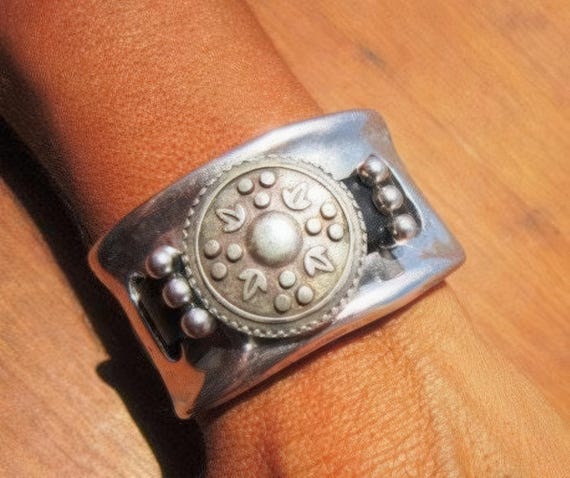 Beaded Leather Bracelet Personalized Gifts • Silver Custom Bracelet • Personalized Handmade Jewelry Gift for Her by Kekugi Bohemian jewelry