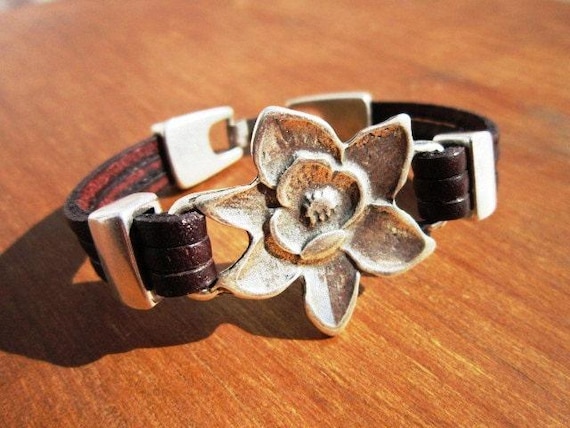 Matching Couple Bracelets Gift for Her • Leather & Silver Charm Beaded Bracelet • Bohemian Handmade Jewelry • Best Selling Items