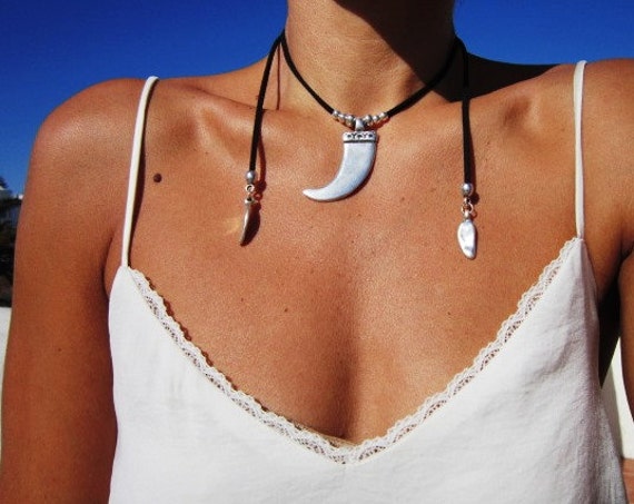 wrap necklace, wrap choker, choker necklace, leather choker, beaded choker, bohemian necklace, Boho jewelry, bohemian jewelry, hippy jewelry