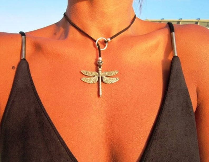womens lariat necklace Dainty Necklace, Y necklace lariat necklace Y necklace beaded dragonfly necklace dragonfly jewelry