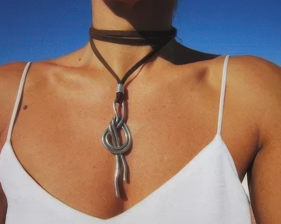 Beaded summer Necklace Silver Charm Host Gift or couples Necklace • Bohemian Handmade Personalized Jewelry • Best selling items Gift for her