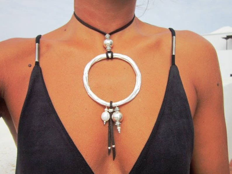 silver necklace necklaces for women pendant necklace boho jewelry pendant costume jewelry long necklace bohemian necklace