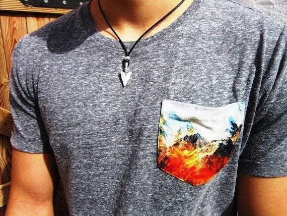 Personalized Gifts for Men – Couples Necklace for Men Pendant Necklace Custom Handmade Jewelry Gift for Him