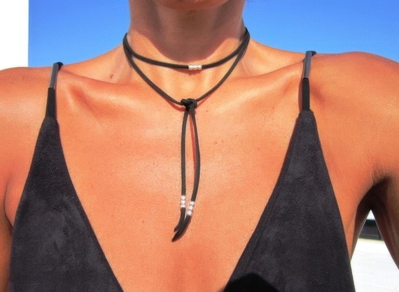 Statement Chunky silver pendant Necklace Handmade Products • layered beaded necklace • Bohemian Personalized Jewelry Gift for Her or Host