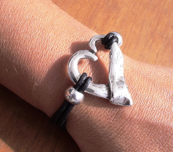 Leather & Silver Bracelets for Women • Matching Couple Bracelets • Custom bracelet Gift for women • Best Selling Items jewelry by Kekugi