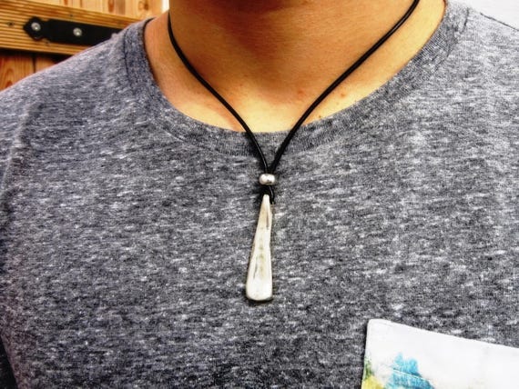 Silver Couples Necklace for Men – Charm Necklace Custom Gift Mens Jewelry Gifts for Men Unique Handmade by Kekugi