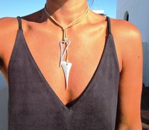 statement bohemian necklace choker, silver beaded necklace, womens lariat necklace, festival jewelry