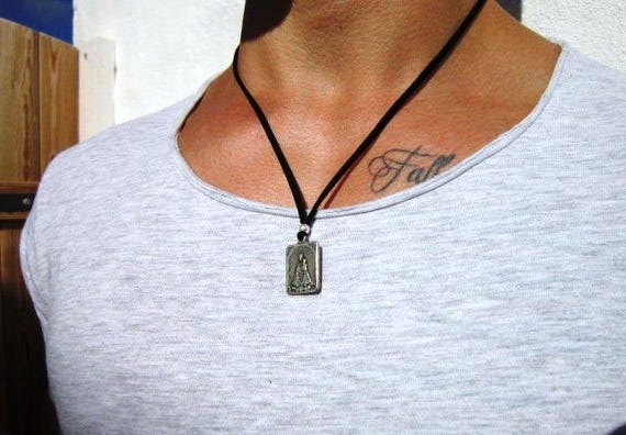 Personalized Gifts for Men – Necklace for Men Pendant Necklace Custom Handmade Jewelry Gift for Him
