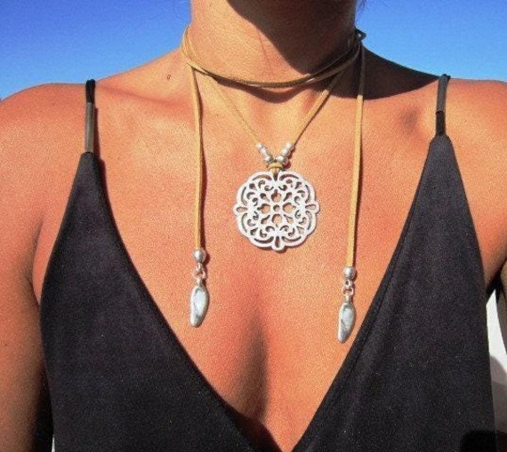 Statement Layered Chunky Couples Necklace • Bohemian Neotribal Jewelry • Best Selling Items • top Sellers Gift for Host or Galentine Gift