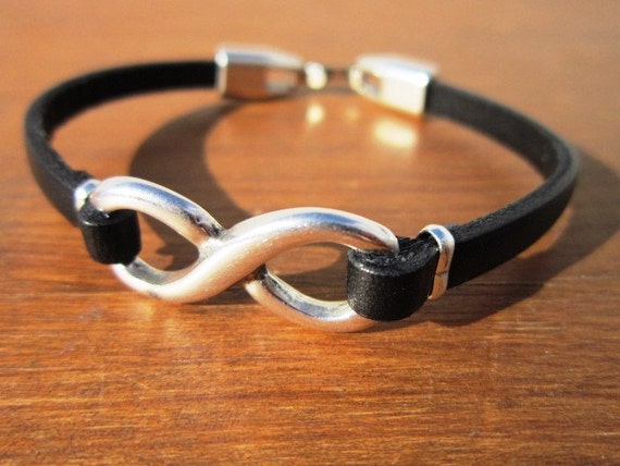 infinity bracelet, mens bracelets, infinity jewelry, leather bracelet, infinity jewellery, Friendship Bracelet, charm Bracelets, jewelry