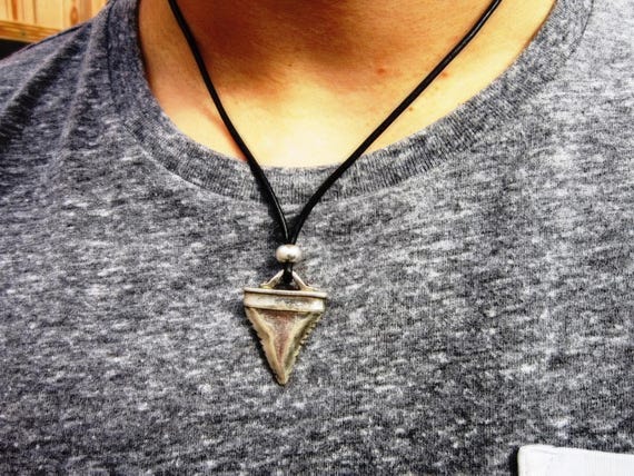 Mens Couples Necklace Leather Pendant Necklace – Handmade Jewelry Gift for Him Personalized Jewelry by Kekugi