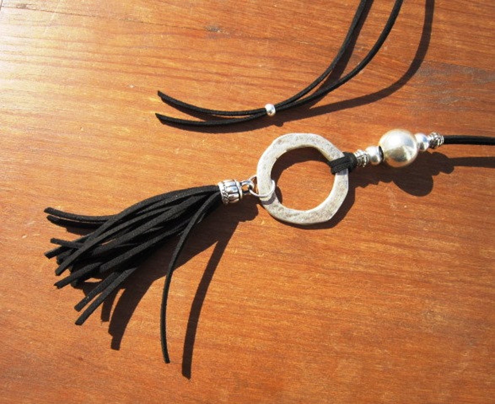 Necklaces for Women Long Leather Necklaces Tassel Necklace Etsy UK