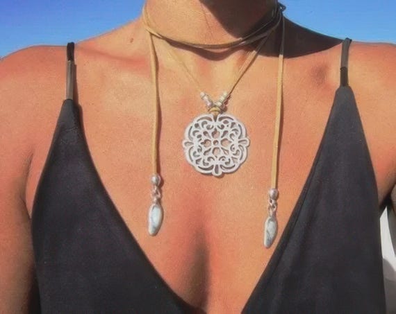 Statement Layered Chunky Couples Necklace • Bohemian Neotribal Jewelry • Best Selling Items • top Sellers Gift for Host or Galentine Gift