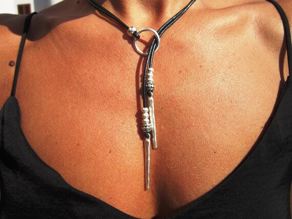 Beaded Couples Y lariat Necklace with Charm • Personalized Jewelry Necklaces for Women • Best selling items Custom Gift for Her by Kekugi