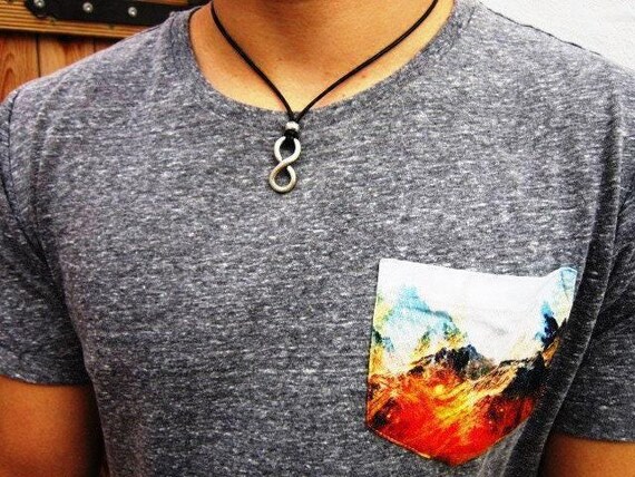 Personalized Gifts for Men – Necklace for Men Pendant Necklace Custom Handmade Jewelry Gift for Him