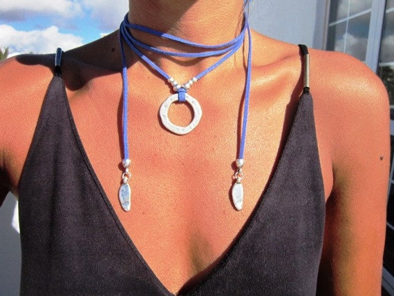 wrap necklace, bohemian necklace, Boho jewelry, bohemian jewelry, hippy jewelry, bohemian necklaces, boho necklaces, minimalist jewelry