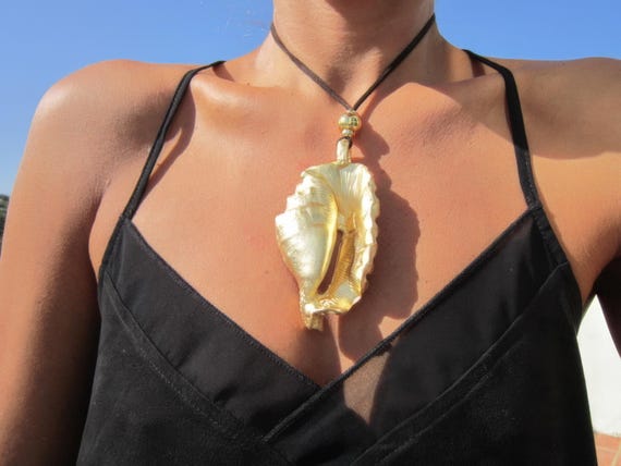 Long Summer Sea Shell Gold Necklace Gift for Her Best Selling Items • Summer Beach Shell Jewelry Necklaces for Women • Gift for Her