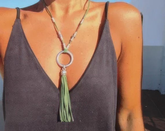 Best selling items Silver Everyday Pendant Beaded Necklace • Long Layered Chunky Necklace Gift for Her • Silver Necklaces for Women