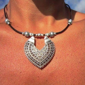 Silver Beaded Couples Necklace with Charm • Handmade Couple jewelry gift • Best Selling Items on Handmade Products • Gift for Her By Kekugi
