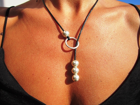 statement necklace lariat, silver beaded necklaces for women