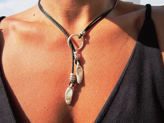 Y lariat Necklace with charm Couples Necklace • Beaded Necklaces for Women • Personalized Jewelry Gifts Best selling items • Gift for Her