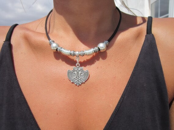 Personalized Jewelry Necklaces for Women • Silver Beaded Necklace with Pendant Charm • Best selling items Custom Gift for her by Kekugi